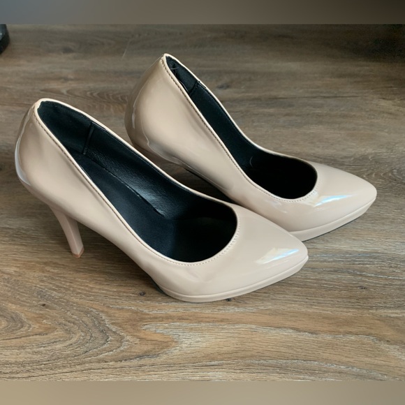 Women’s beige Stiletto heel size 38 - Picture 5 of 8